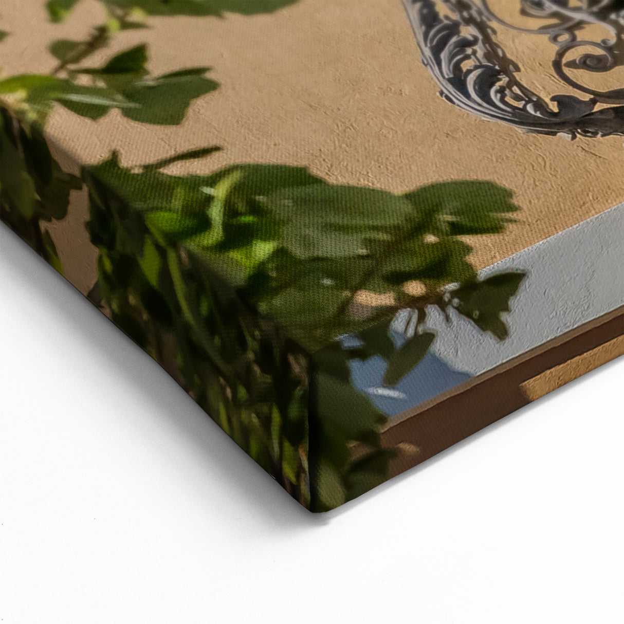 French Village Art - Provence Balcony and Windows in Sunlight