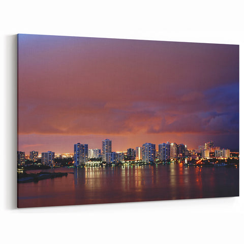 Fort Lauderdale Wall Art - Stunning Beach Skyline Canvas Photography Prints