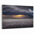 Palouse Photography Canvas - Thunderstorm Over Washington Fields