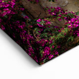 French Countryside Wall Decor - Blue Shutters with Flowering Vines