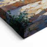 South of France Wall Art - Provence Village Steps & Mediterranean View