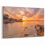 Cote d’Azur Posters - Sunset Over French Coastal Landscape