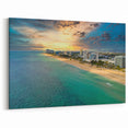 Florida Coastal Cityscape Print - Fort Lauderdale Skyline Wall Art