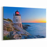 Marco Island Canvas Prints - Vibrant Blue Coastal Sunset Photography Art