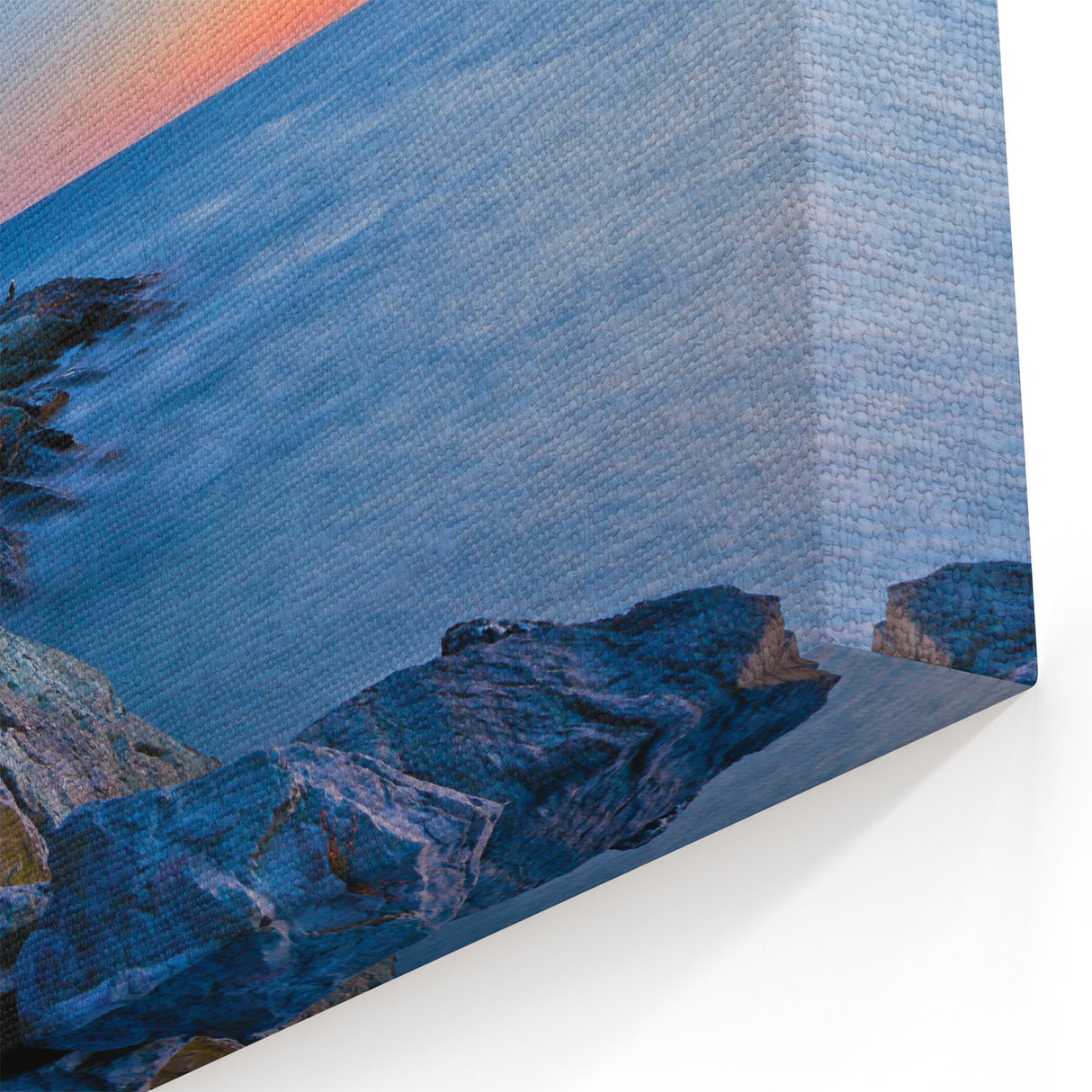 Marco Island Canvas Prints - Vibrant Blue Coastal Sunset Photography Art