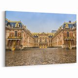 French Architecture Wall Decor – Versailles Courtyard Art for Home