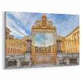 Versailles Wall Art – Golden Palace Gate with Blue Sky Architectural Print