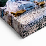 Versailles Landscape Art – Golden Fountain at Sunset for Elegant Décor