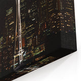 Seattle Skyline Art - Stunning Nighttime Seattle Cityscape Wall Décor