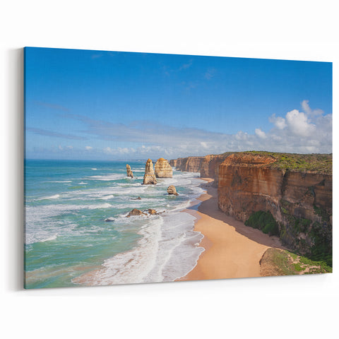 Oceania Landscape Art - Majestic Coastal Cliffs of the Pacific