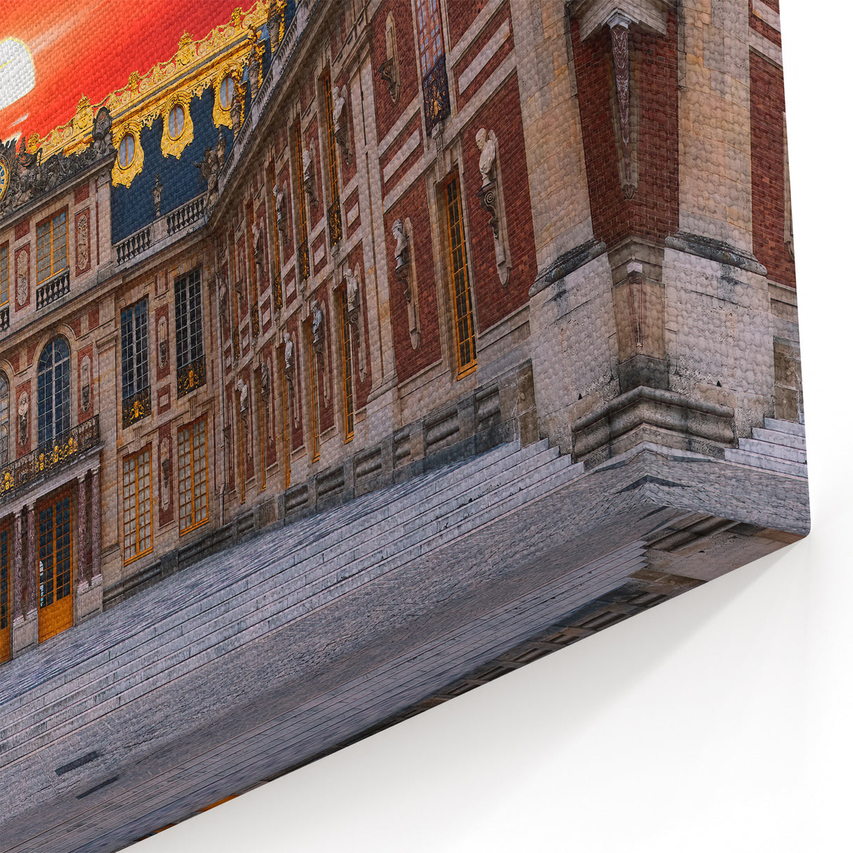 Versailles Landscape Art – Sunset View of the French Royal Palace