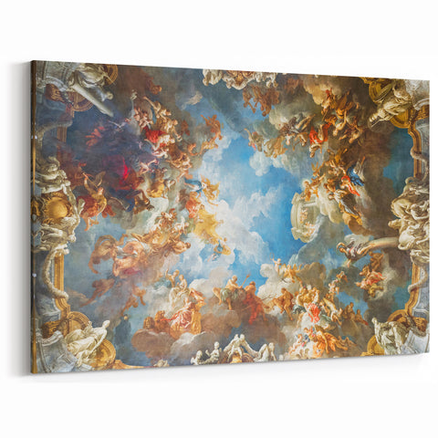 Versailles Wall Art - French Palace Ceiling Mural Artwork