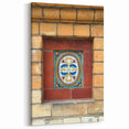 Masonry Wall Art - Architectural Stone & Brick Canvas Print with Framed Option