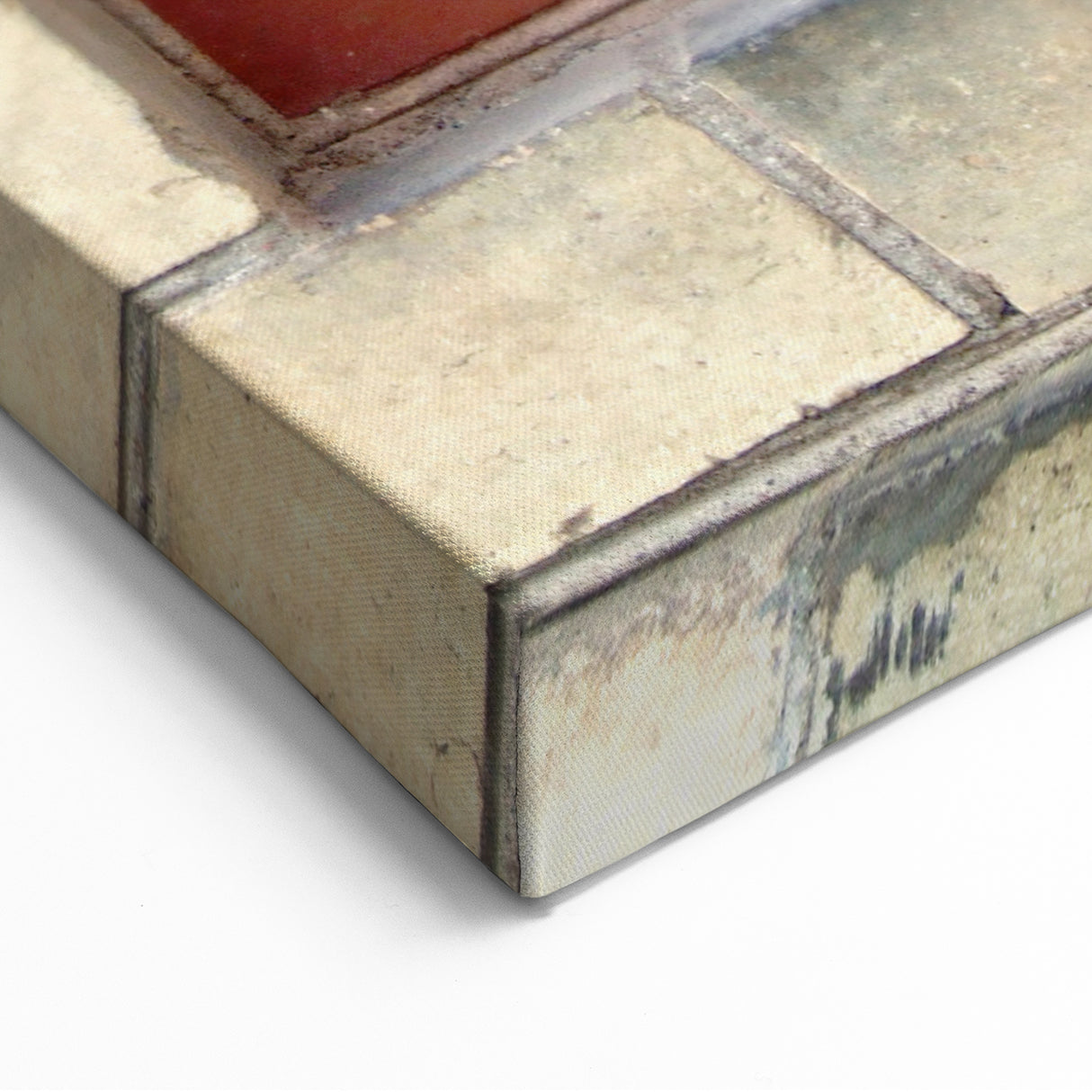 Masonry Wall Art - Architectural Stone & Brick Canvas Print with Framed Option