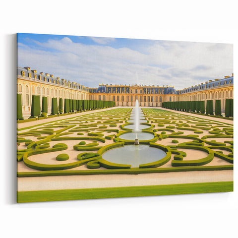 Versailles Canvas Prints - French Architecture and Garden Wall Art