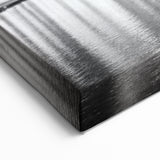 Miami Black and White Skyline Art – Cityscape Night Canvas Print