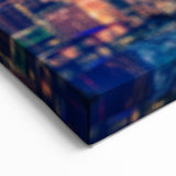 Seattle Skyline Wall Art - Vibrant Nighttime Cityscape with Space Needle