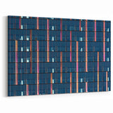Seattle Modern Art - Architectural Building Pattern Wall Décor