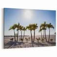 Palm Beach Canvas Art - Florida Tropical Coastal Photography for Wall Decor