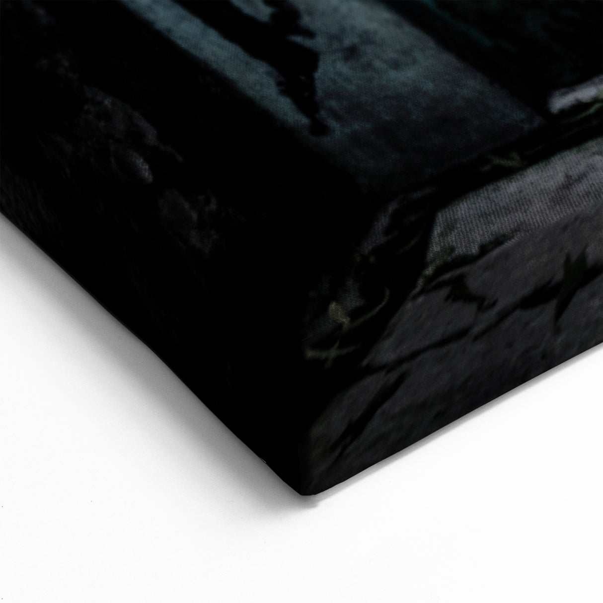 Masonry Wall Art - Weathered Industrial Gate on Distressed Wall Canvas Print