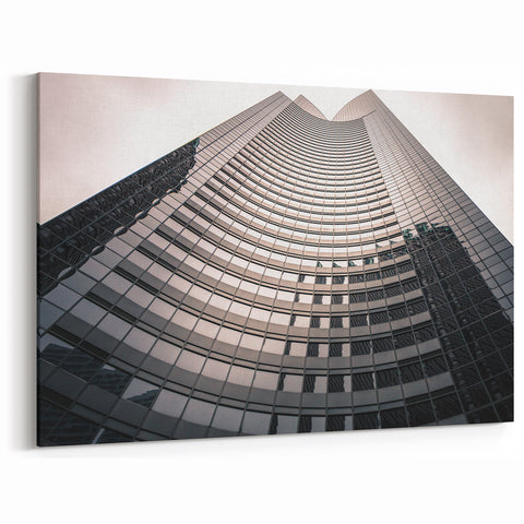 Seattle Modern Architecture Reflection Art – Urban Cityscape Photography