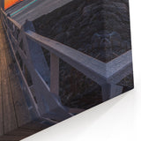 Wellington Harbor Art - Captivating New Zealand Lighthouse Sunset Print