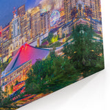 Seattle Skyline at Night with Space Needle – Vibrant Cityscape Photography