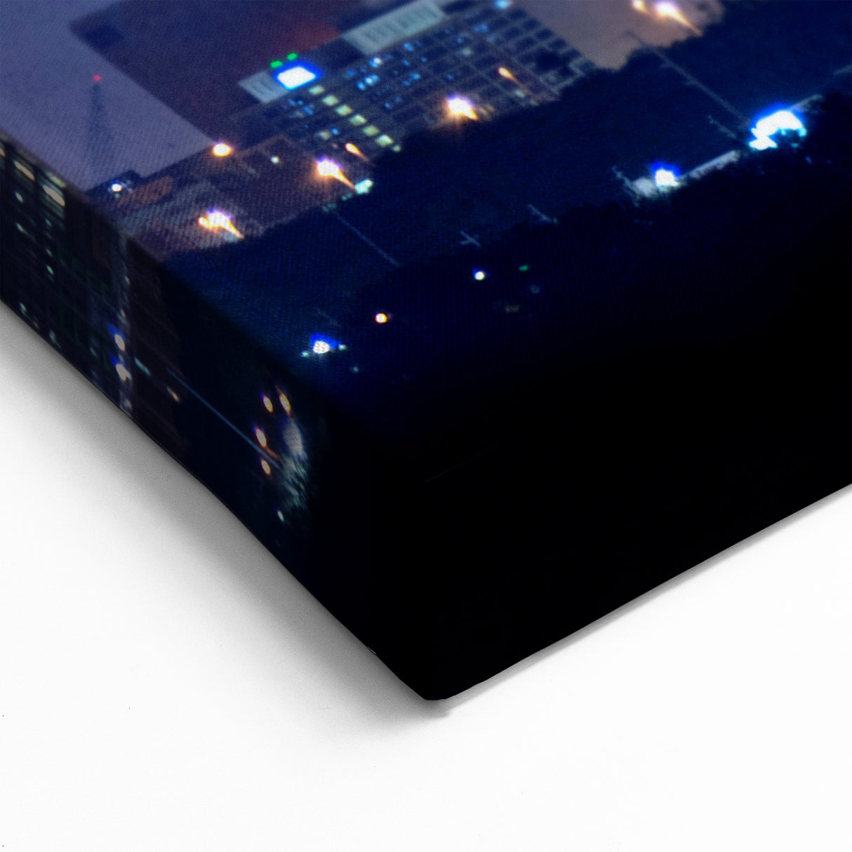 Tampa Night Skyline Art – Stunning Moonlit Tampa Cityscape Wall Art