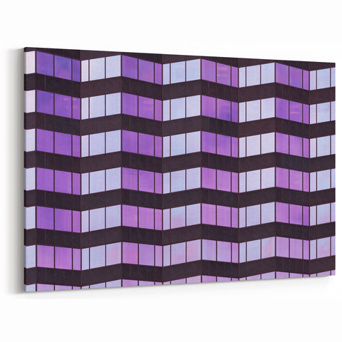 Abstract Tampa Architecture – Modern Geometric Building Wall Art