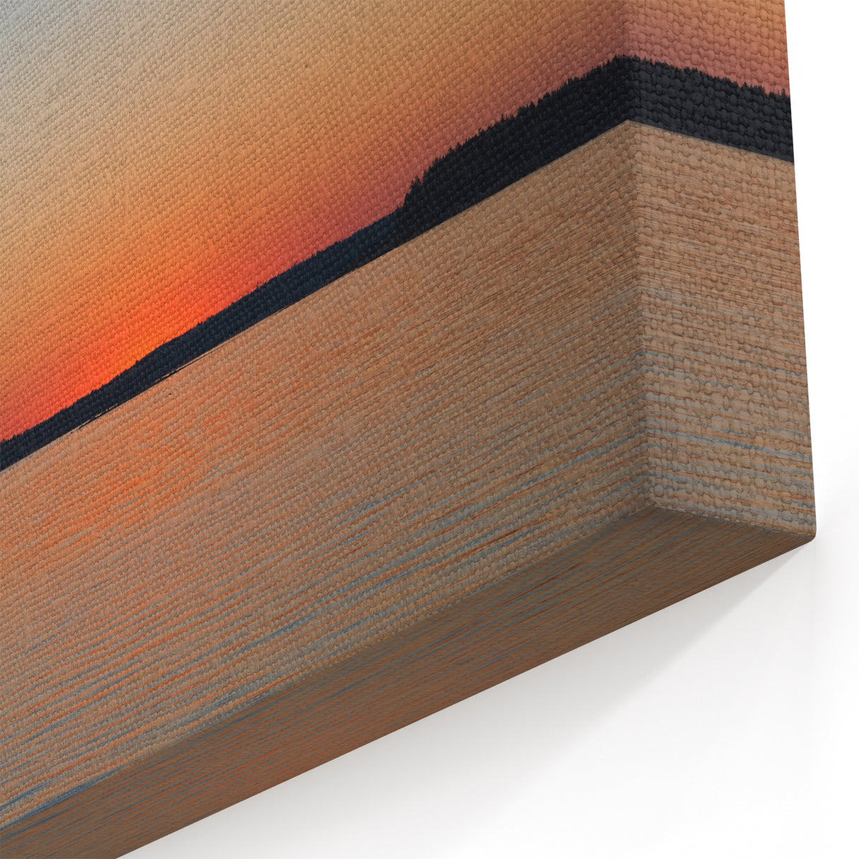 Wellington Harbor Art - Sailboat Silhouette at Sunset Canvas Print