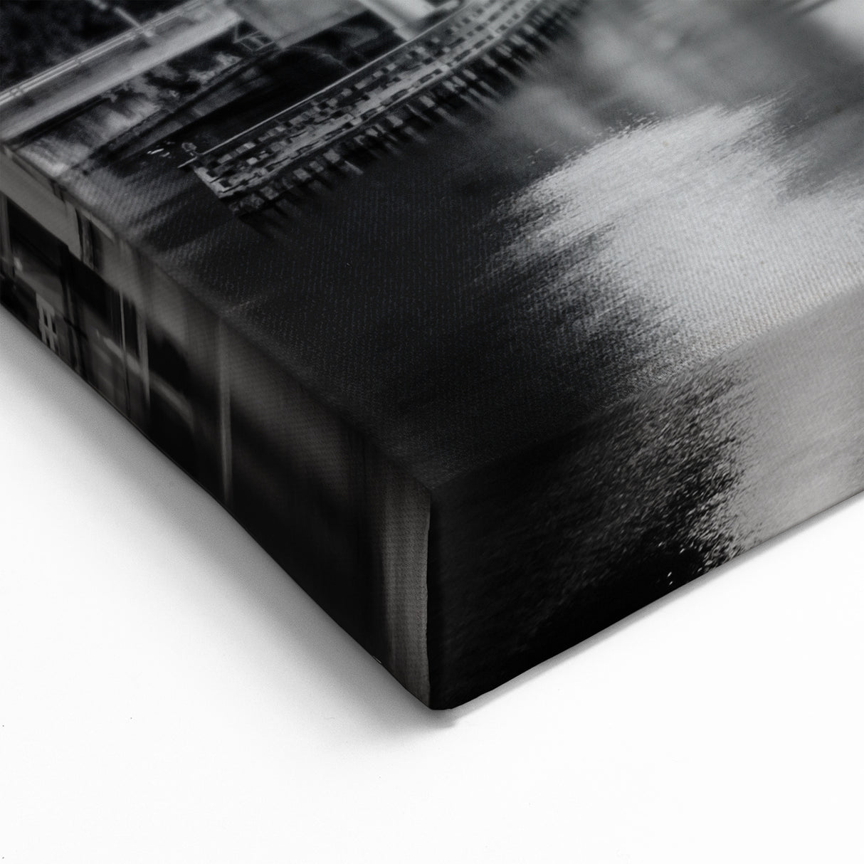 Black and White Tampa Skyline Art – Classic Night Cityscape Wall Art