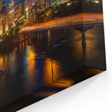 Austin Photography Decor - Nighttime City Lights Austin Skyline Posters
