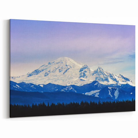 Majestic Mount Rainier in Winter – Serene Seattle Landscape Photography