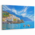 Amalfi Coast Canvas Prints - Vibrant Italian Coastal Art