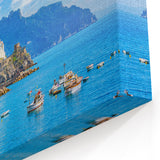 Amalfi Coast Canvas Prints - Vibrant Italian Coastal Art