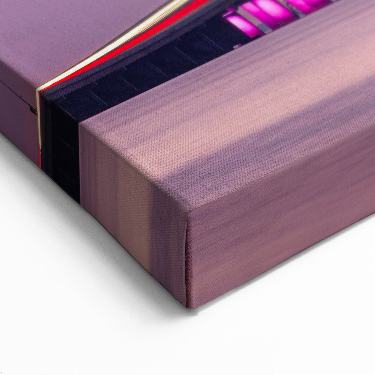 Sunshine Skyway Bridge Art – Vivid Pink and Orange Sunset Tampa Wall Art