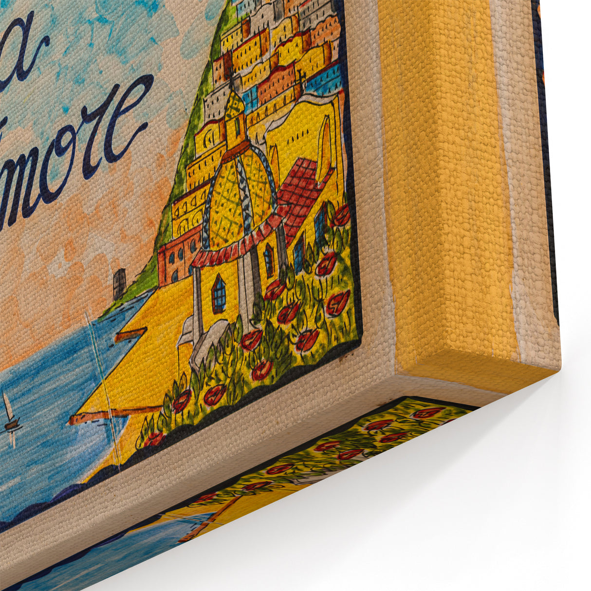 Positano Wall Art - Italy Coastal Art with Casa Amore Design