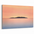 Wellington Landscape Paintings - Peaceful Island at Sunset Coastal Art