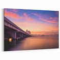 Sunshine Skyway Bridge at Dawn – Serene Tampa Bay Wall Art for Decor