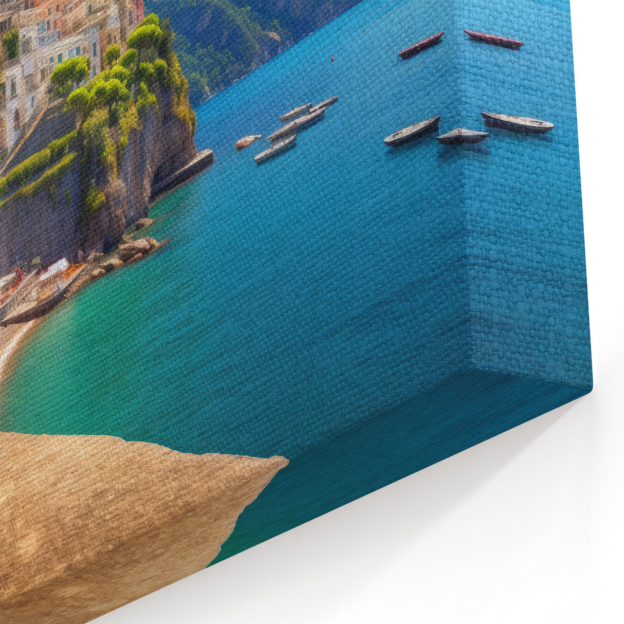 Positano Wall Art - Amalfi Coast Canvas Prints of Italy Coastal Scenery