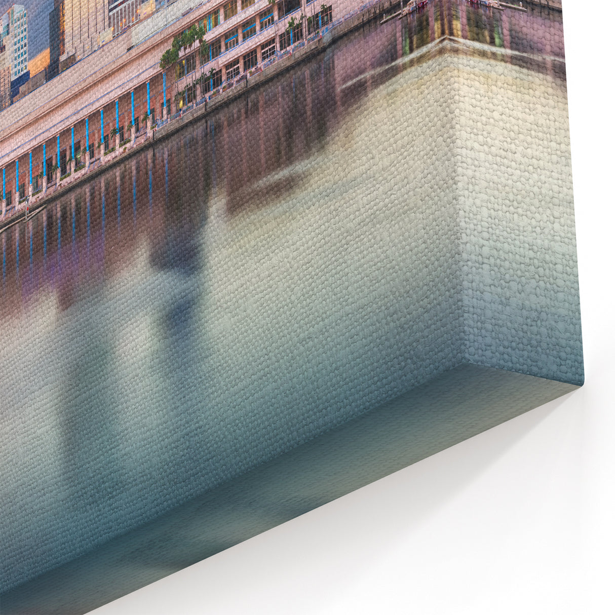 Tampa Skyline Reflection Art – Stunning Downtown Cityscape Wall Art