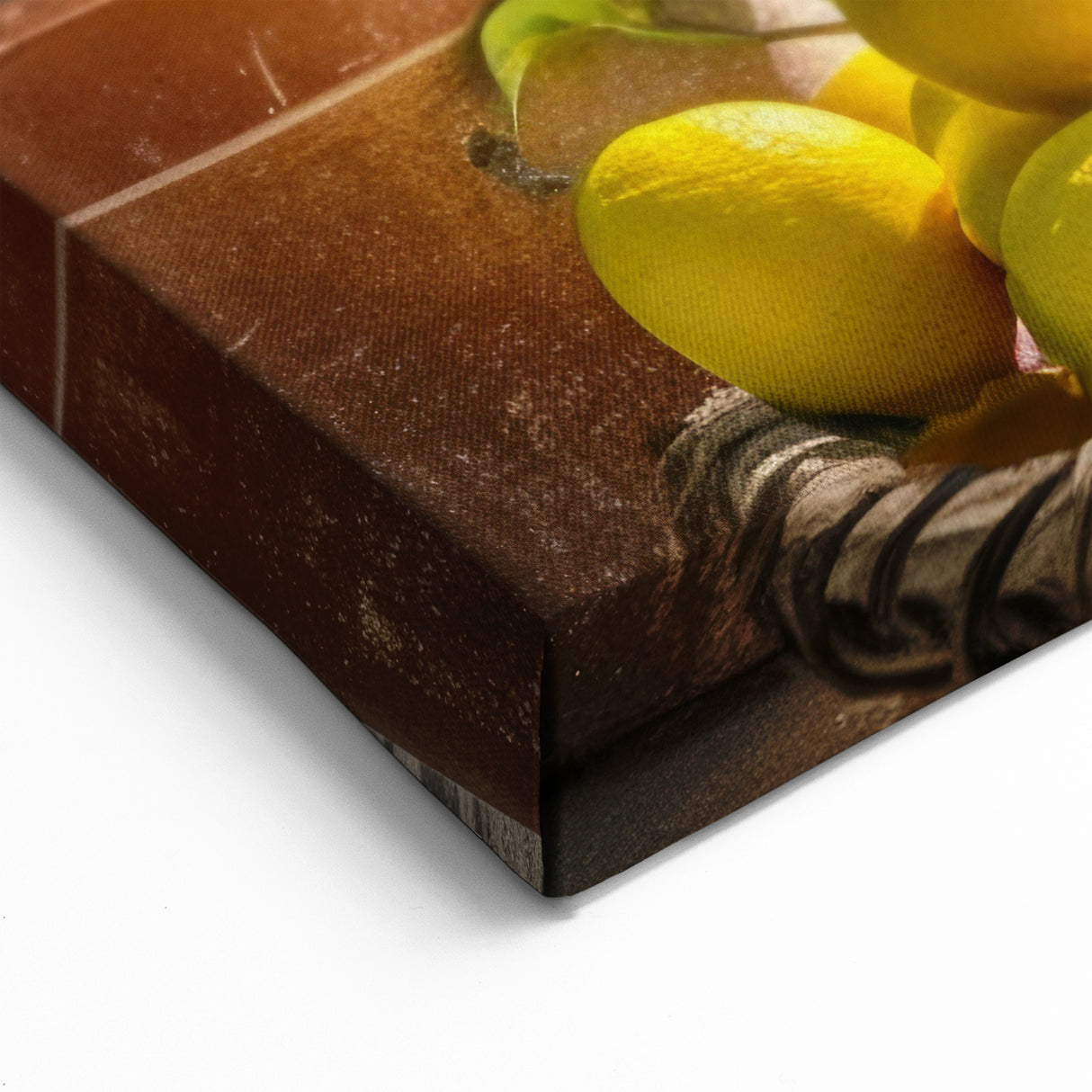 Amalfi Coast Canvas Prints - Italy Coastal Art with Lemons and Sea View