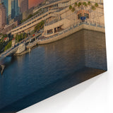 Dramatic Downtown Cityscape Wall Art - Tampa Skyline at Sunset