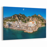 Amalfi Coast Canvas Prints - Scenic Italy Coastal Art for Home Decor