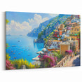 Positano Wall Art - Amalfi Coast Canvas Prints for Italy Coastal Decor
