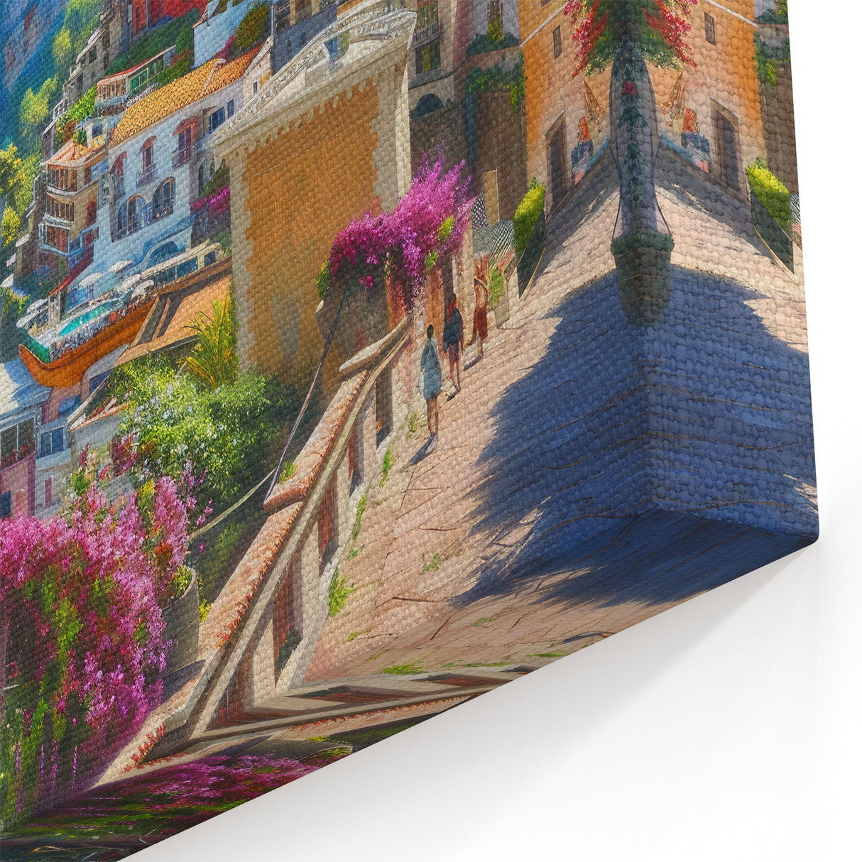 Positano Wall Art - Amalfi Coast Canvas Prints for Italy Coastal Decor
