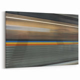 Dynamic Atlanta Train Art - Motion Blur Cityscape Wall Decor