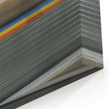 Dynamic Atlanta Train Art - Motion Blur Cityscape Wall Decor