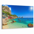 Capri Coastal Art - Italian Landscape Decor for Mediterranean Elegance