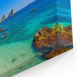 Capri Coastal Art - Italian Landscape Decor for Mediterranean Elegance